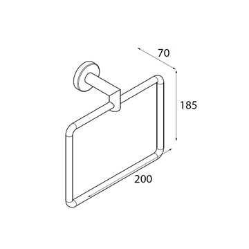 Anilla Lissy negro mate - Imagen 2