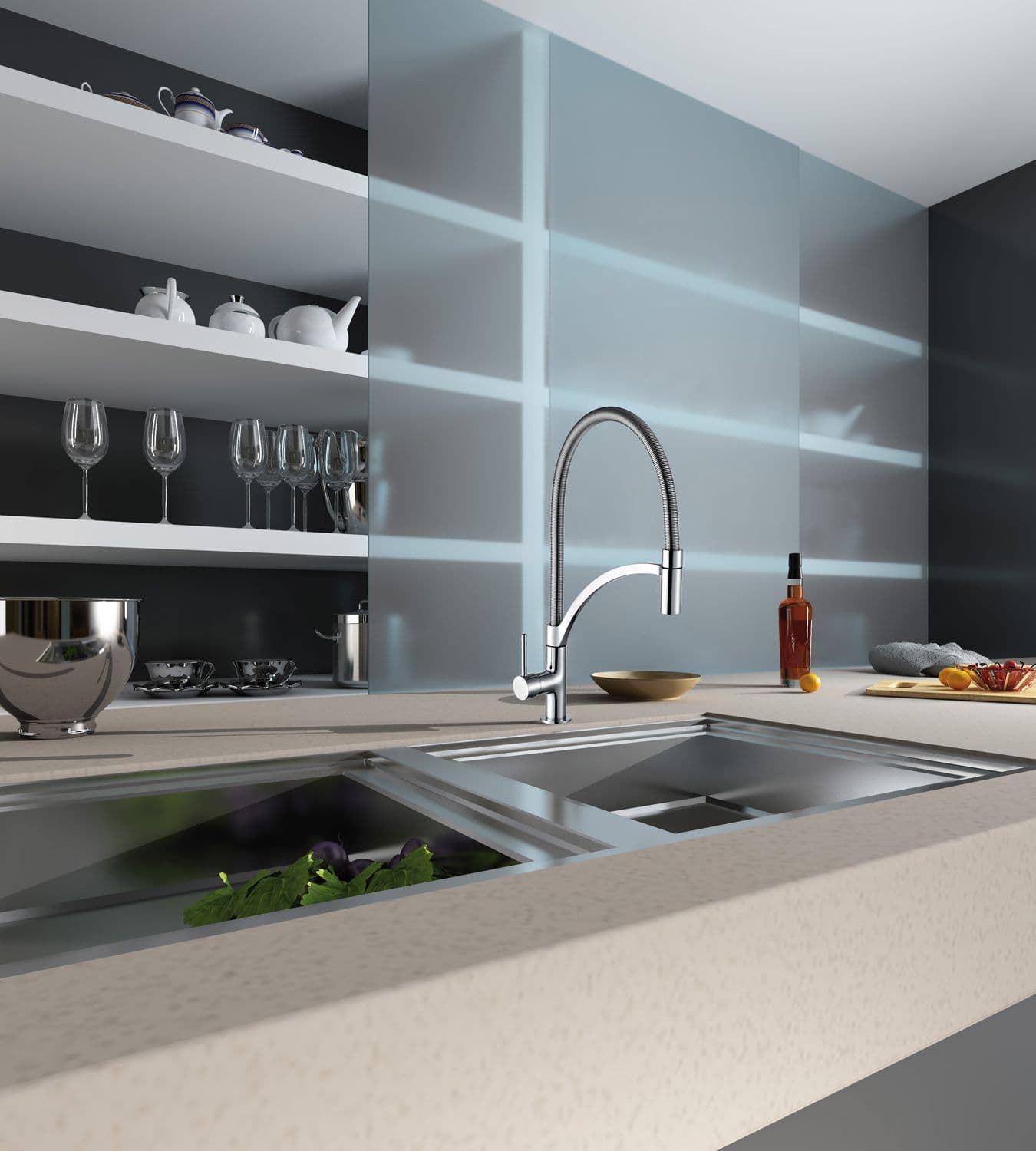 Grifo cocina monomando extraible design - Imagen 2