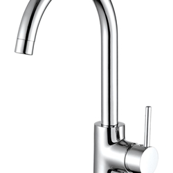 Grifo cocina monomando round cromo - Imagen 1