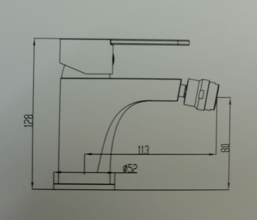 Grifo monomando bidé Sion - Imagen 2