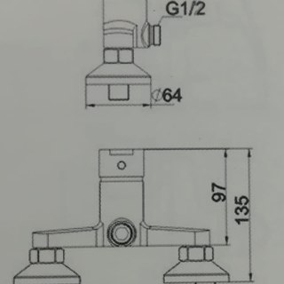 Grifo monomando ducha cromo Lyon - Imagen 2