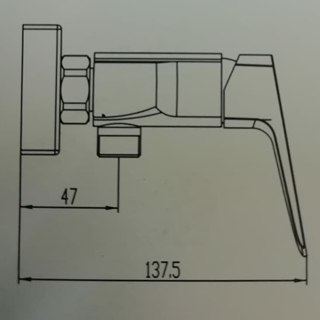 Grifo monomando ducha Marriot - Imagen 2
