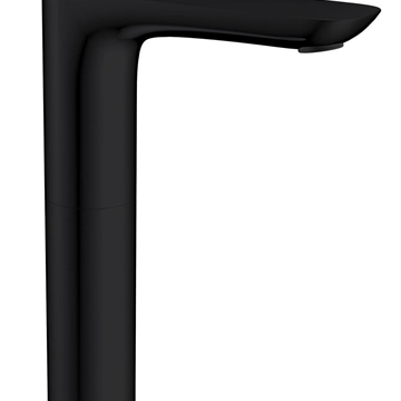 Grifo monomando lavabo caño alto negro Cassio - Imagen 1