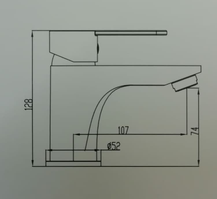 Grifo monomando lavabo Sion - Imagen 3