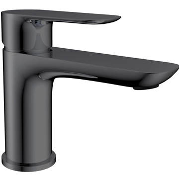 Grifo monomando lavabo titanio PVD Cassio - Imagen 1