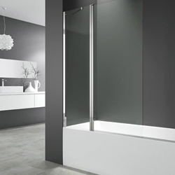 Mampara de bañera Open 2 cristal fijo + abatible - Imagen 1