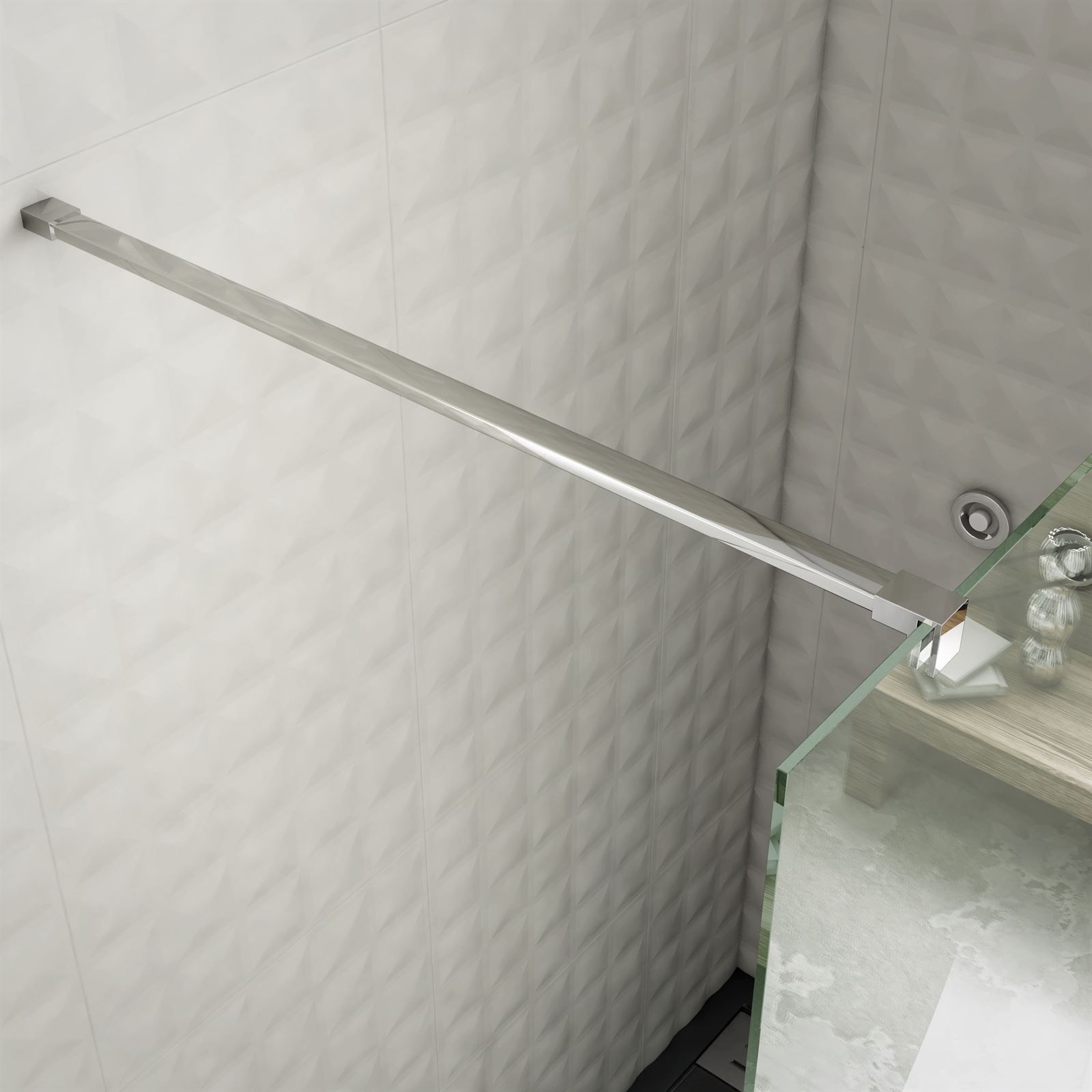 Mampara de ducha cristal fijo combi (1 fijo) - Imagen 2