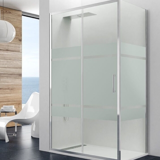 Mampara Prestige frontal + lateral fijo 8mm - Imagen 1