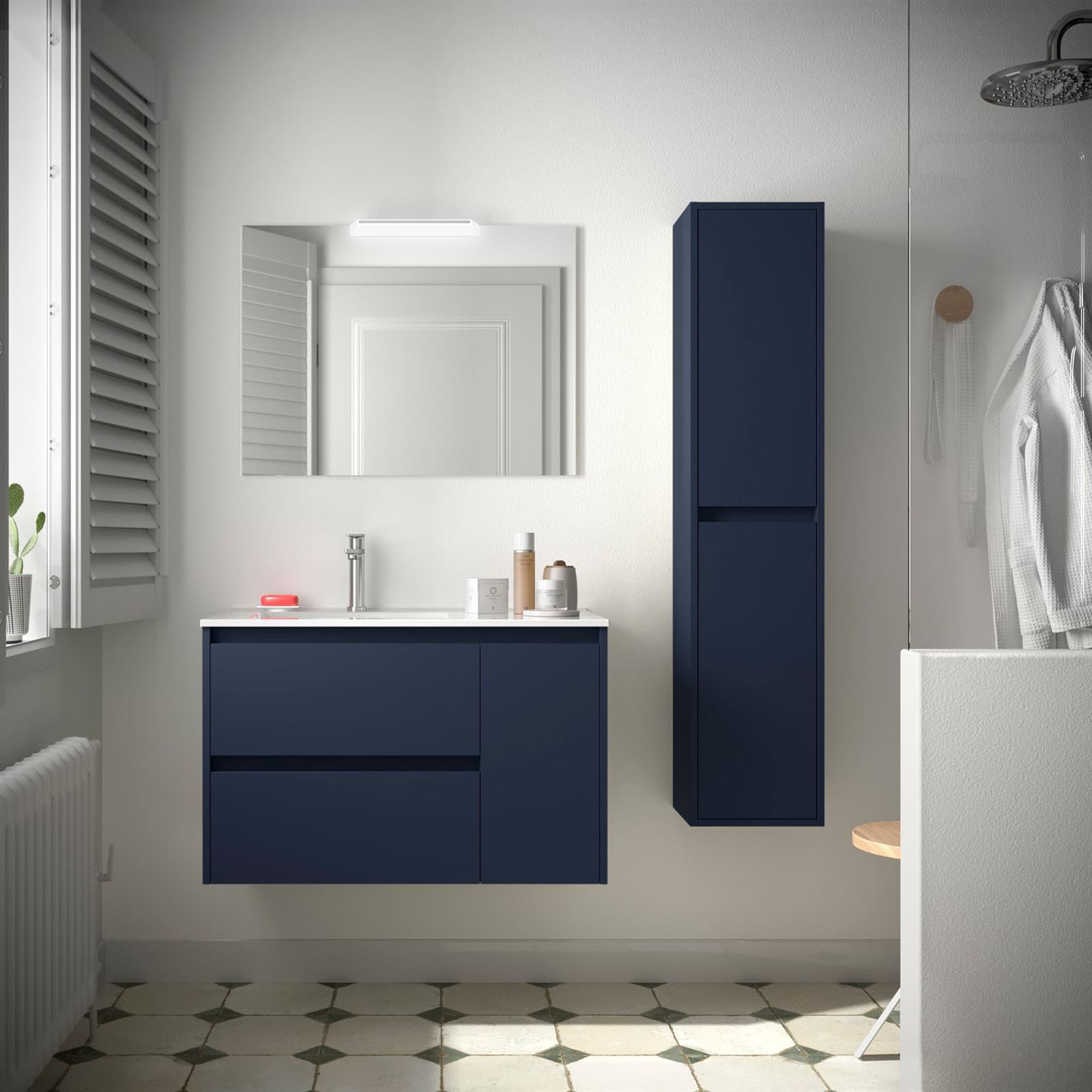 Mueble baño Noja 850 2 cajones+puerta - Imagen 6