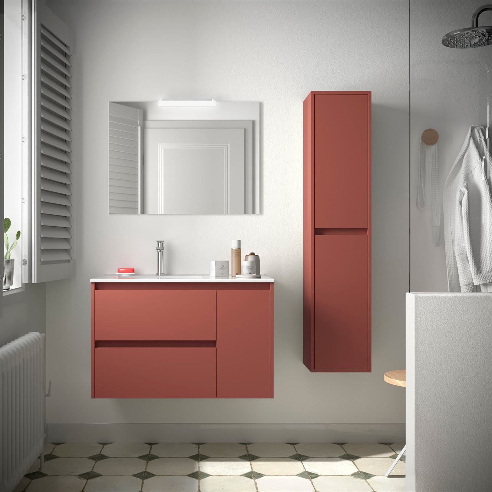 Mueble baño Noja 850 2 cajones+puerta - Imagen 9