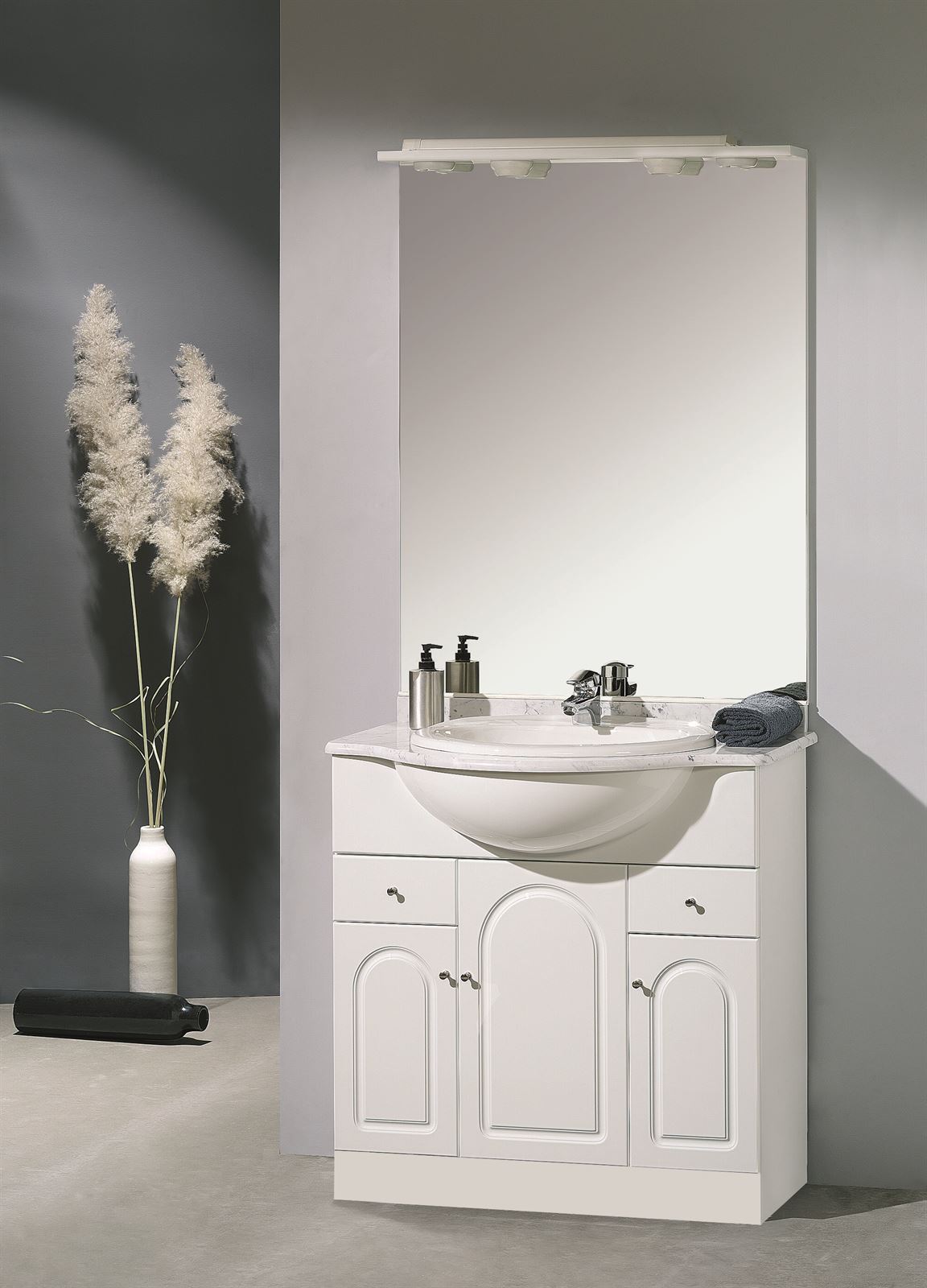 Mueble de baño Túnez con espejo liso - Muebles de baño