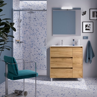 Mueble de baño Noja 850 3 cajones+puerta - Imagen 2