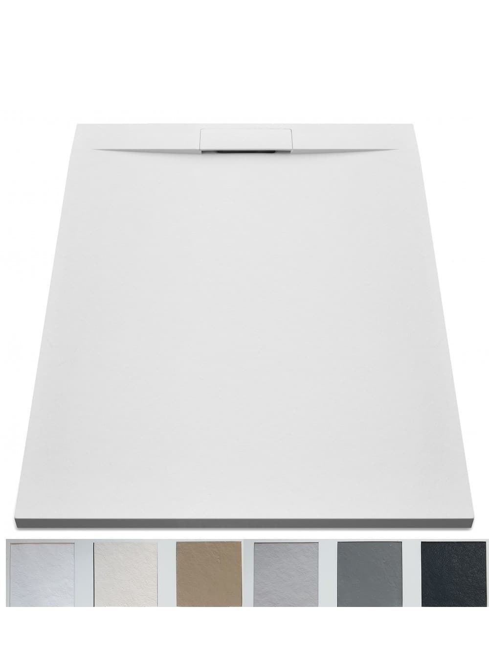 PLATO DUCHA MALTA 100X75 EXTRAPLANO ROCA BLANCO