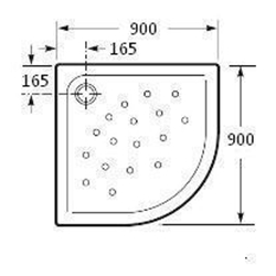 Plato de ducha Malta angular - Imagen 2
